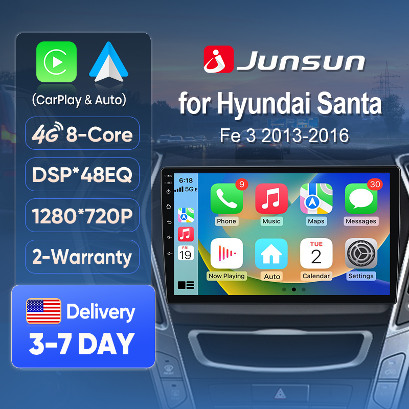 ジュンサンAI音声カーステレオラジオ ワイヤレスCarPla - Korean Lifestyle In Hindi のレビューと価格